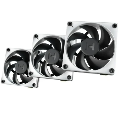 Набір вентиляторів Hyte THICC FP12 FAN 3 PACK Nexus Portal 120 mm Black/Grey з контроллером NP50 (FAN-HYTE-FP12-BW-3NP)