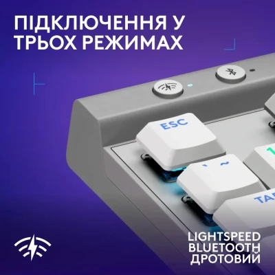 Клавіатура Logitech G515 TKL Lightspeed Tactile Bluetooth UA White (920-012539) Клавіатура Logitech G515 TKL Lightspeed Tactile Bluetooth UA White (920-012539)