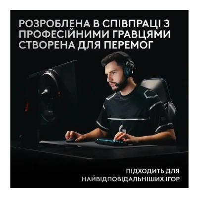 Клавіатура Logitech G Pro X 60 Lightspeed GX Tactile Wireless/Bluetooth UA Black (920-011911) Клавіатура Logitech G Pro X 60 Lightspeed GX Tactile Wireless/Bluetooth UA Black (920-011911)