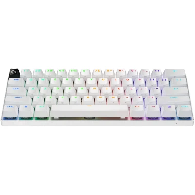 Клавіатура Logitech G Pro X 60 Lightspeed GX Tactile Wireless/Bluetooth UA White (920-011930) Клавіатура Logitech G Pro X 60 Lightspeed GX Tactile Wireless/Bluetooth UA White (920-011930)