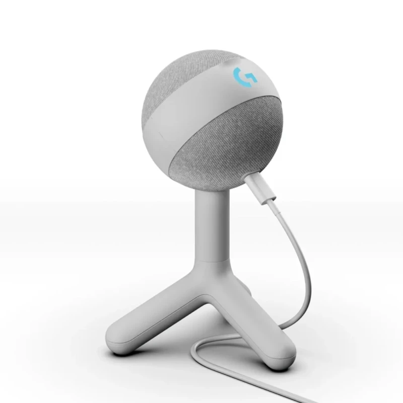 Мікрофон Logitech G Yeti Orb RGB Gaming Mic with Lightsync Off-White (988-000558)