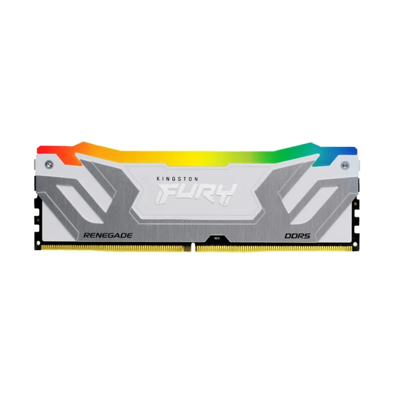 Модуль пам'яті Kingston FURY Renegade Silver/White RGB CUDIMM DDR5 24GB 8400Mhz (KF584CU40RWA-24)