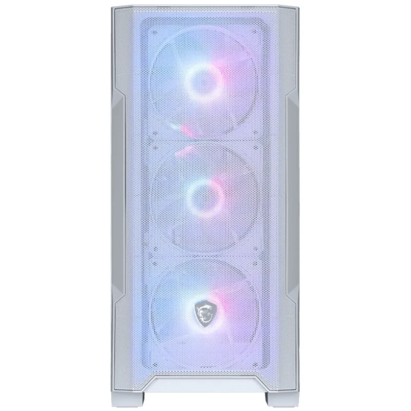 Корпус MSI MAG FORGE M100R WHITE (Micro-ATX, ARGB, White)