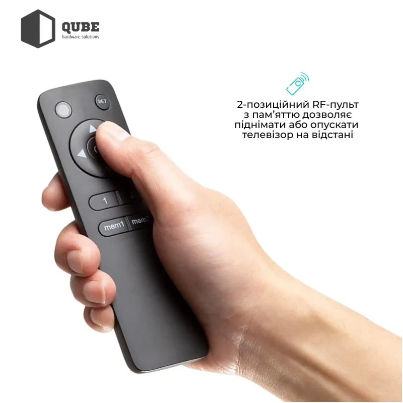 Кріплення для телевізора Qube 100B120 до 100" 120kg max (100B120)