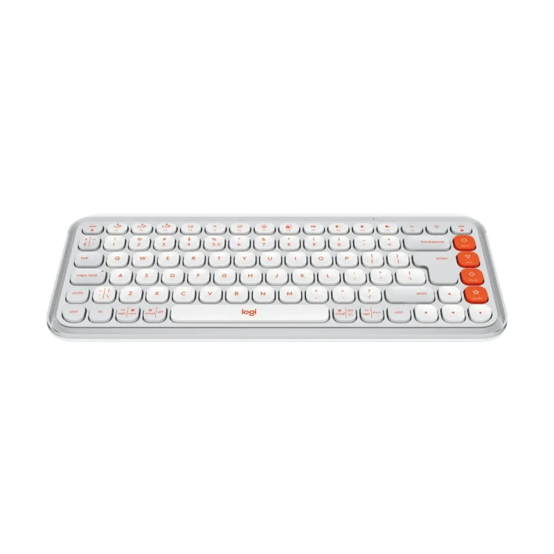 Клавіатура Logitech POP Icon Keys Bluetooth UA Off-White (920-013072)