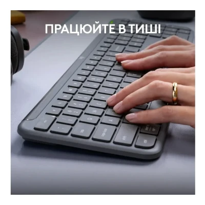 Клавіатура Logitech K950 Bluetooth/Wireless UA Graphite (920-012465) Клавіатура Logitech K950 Bluetooth/Wireless UA Graphite (920-012465)