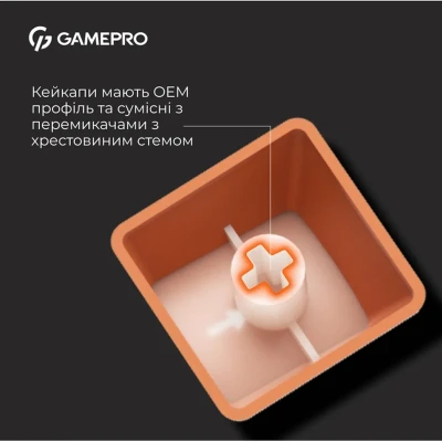 Комплект ABS кейкапів GamePro KC08 Комплект ABS кейкапів GamePro KC08