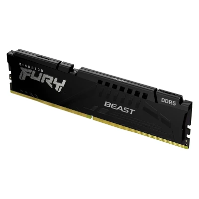 Модуль пам'яті Kingston Fury Beast Black DDR5-5600 16GB CL40-40-40 1.25V XMP (KF556C40BB-16) Модуль пам'яті Kingston Fury Beast Black DDR5-5600 16GB CL40-40-40 1.25V XMP (KF556C40BB-16)