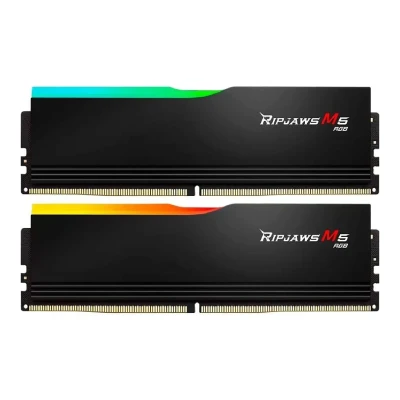 Модуль пам'яті G.Skill Ripjaws M5 RGB Black DDR5-6400 32GB (2x16GB) CL36-48-48-102 1.35V Intel XMP