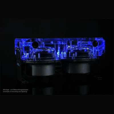 Резервуар Alphacool Eisdecke D5 dual Acryl top Резервуар Alphacool Eisdecke D5 dual Acryl top