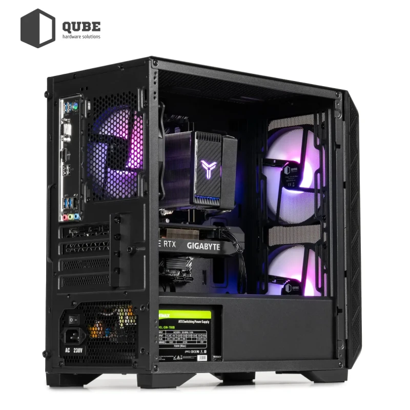 Корпус QUBE FLOW Black (FLOW_FBNU3)