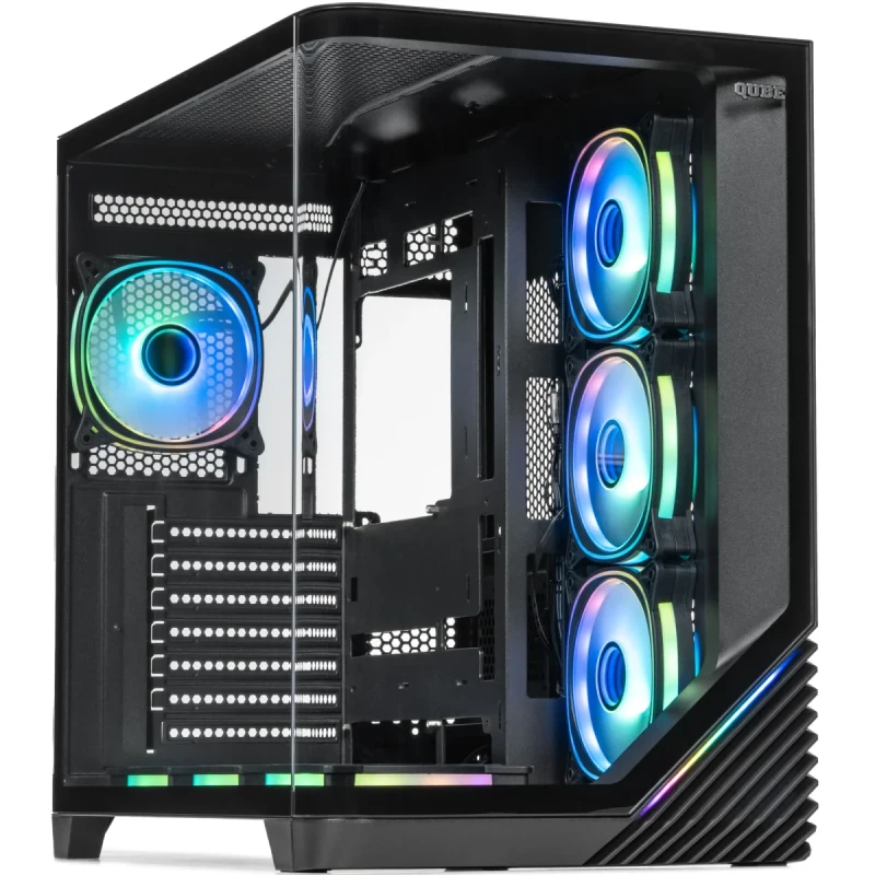 Корпус QUBE MIRAGE 7ARGB Black (MIRAGE_GBNU3)