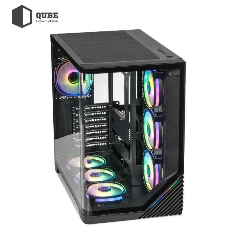 Корпус QUBE MIRAGE 7ARGB Black (MIRAGE_GBNU3)