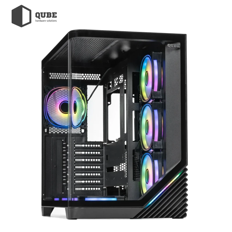 Корпус QUBE MIRAGE 7ARGB Black (MIRAGE_GBNU3)