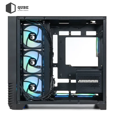 Корпус QUBE MIRAGE 7ARGB Black (MIRAGE_GBNU3) Корпус QUBE MIRAGE 7ARGB Black (MIRAGE_GBNU3)