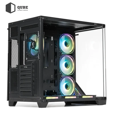 Корпус QUBE MIRAGE 7ARGB Black (MIRAGE_GBNU3) Корпус QUBE MIRAGE 7ARGB Black (MIRAGE_GBNU3)