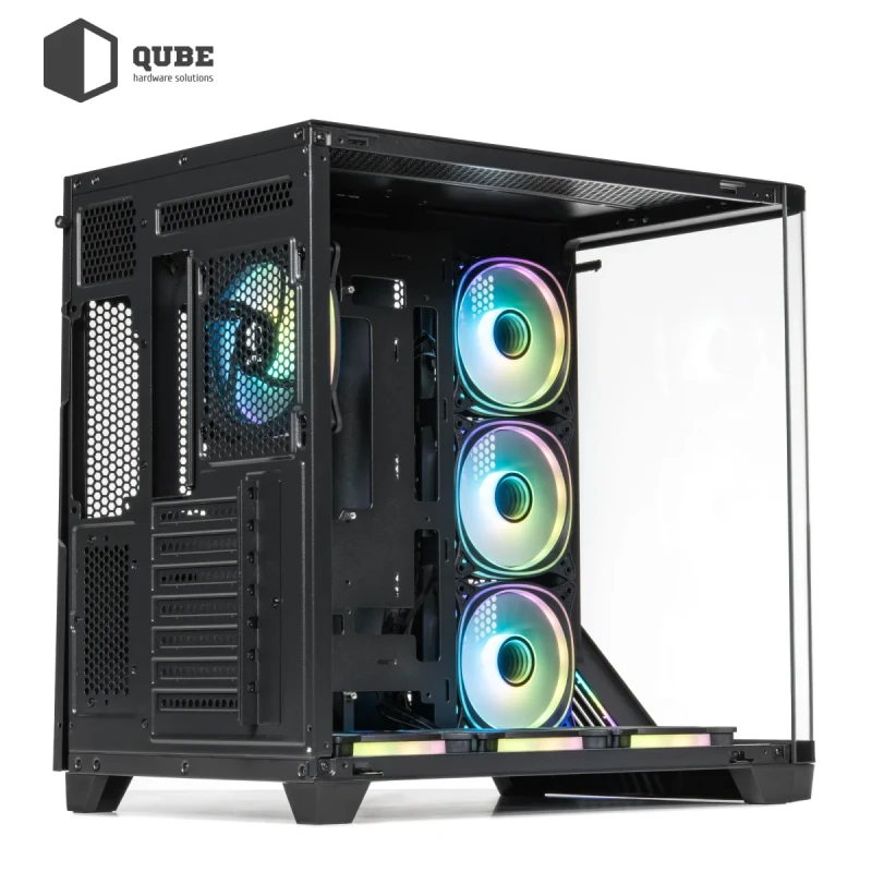 Корпус QUBE MIRAGE 7ARGB Black (MIRAGE_GBNU3)