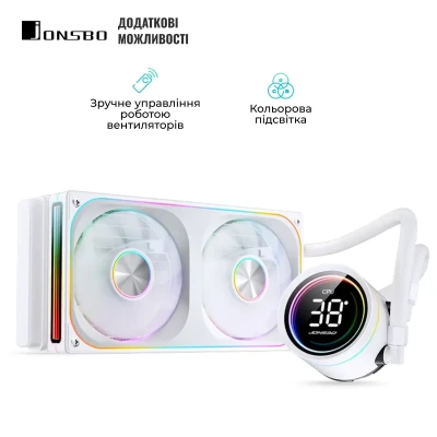 СВО JONSBO TH-240 White (Intel LGA 1200/115X/17XX/1851; AMD AM4/AM5) СВО JONSBO TH-240 White (Intel LGA 1200/115X/17XX/1851; AMD AM4/AM5)