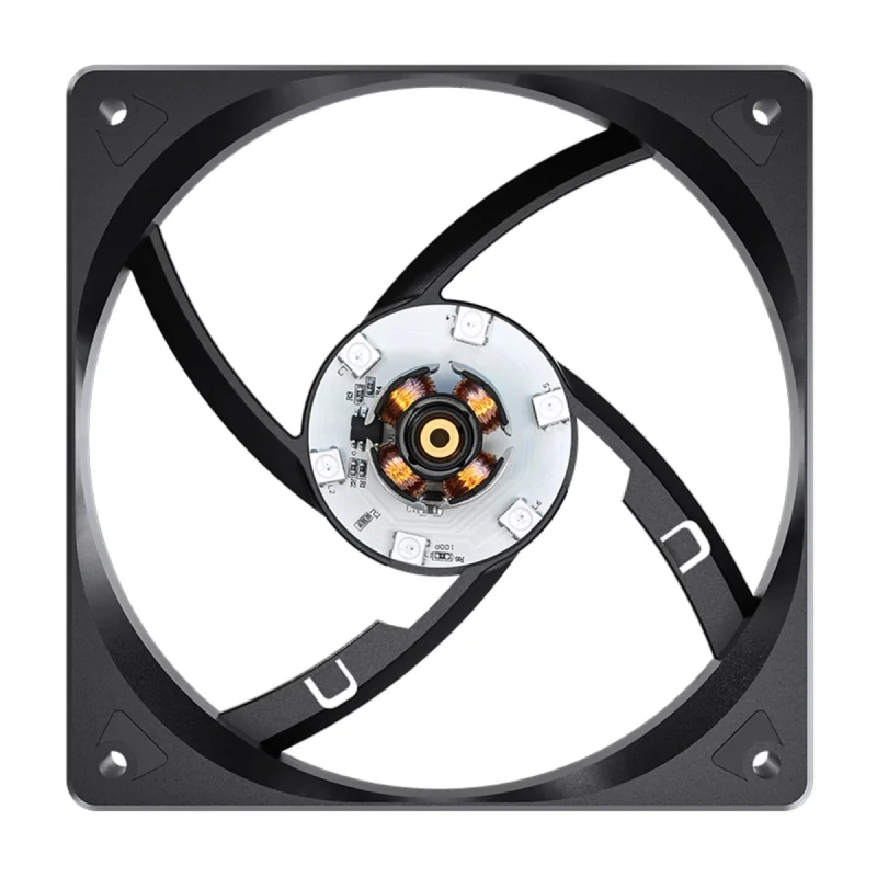 Кулер JONSBO SL-120C Black (120mm, 600-1500RPM, 32dB, 4pin+LED 3pin)