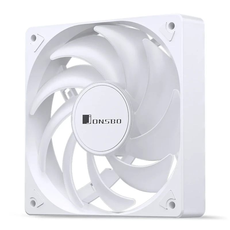 Кулер JONSBO SL-120CW White (120mm, 600-1500RPM, 32dB, 4pin+LED 3pin)