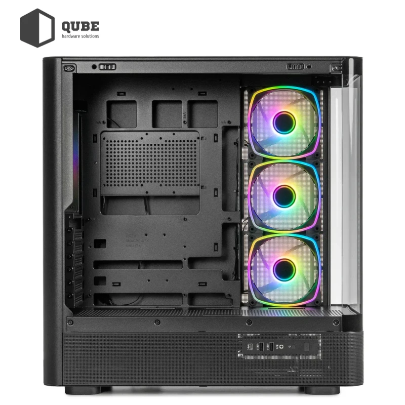 Корпус QUBE MASTERFORCE Black (MASTERFORCE_GBNU3)