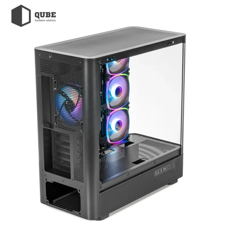 Корпус QUBE MASTERFORCE Black (MASTERFORCE_GBNU3)