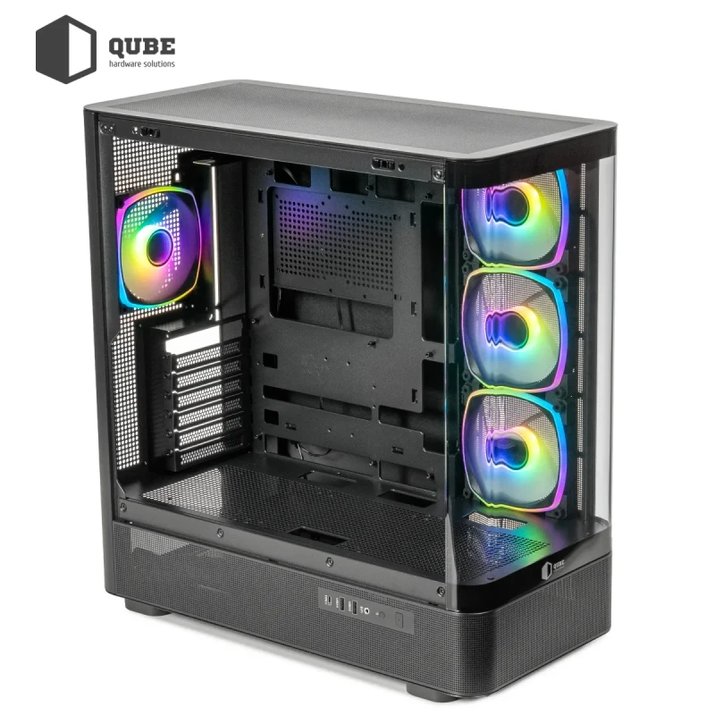 Корпус QUBE MASTERFORCE Black (MASTERFORCE_GBNU3)