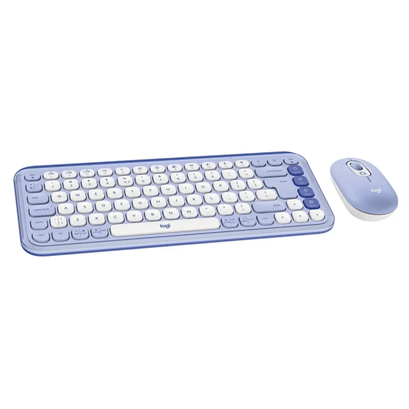 Комплект клавіатура та мишка Logitech POP Icon Combo Bluetooth UA Lilac (920-013078)
