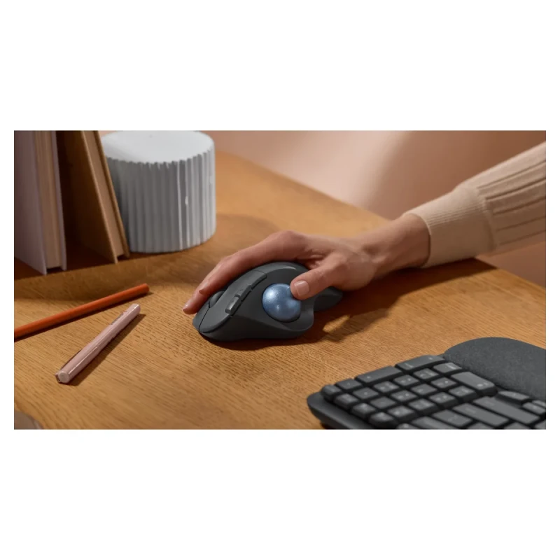 Мишка Logitech Ergo M575S Wireless Trackball Graphite (910-007029)