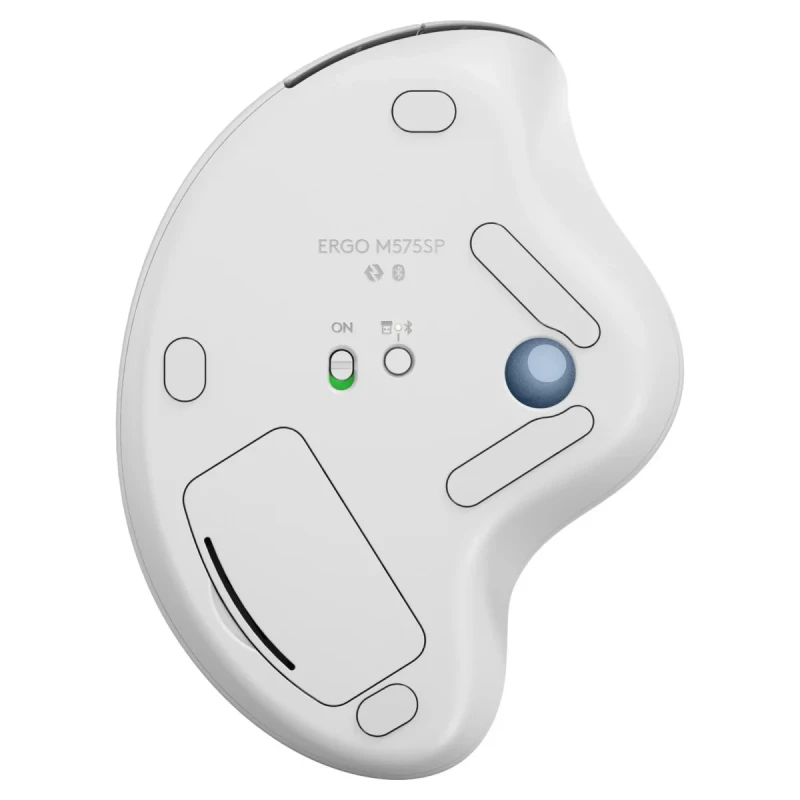 Мишка Logitech Ergo M575S Wireless Trackball Off-white (910-007030)
