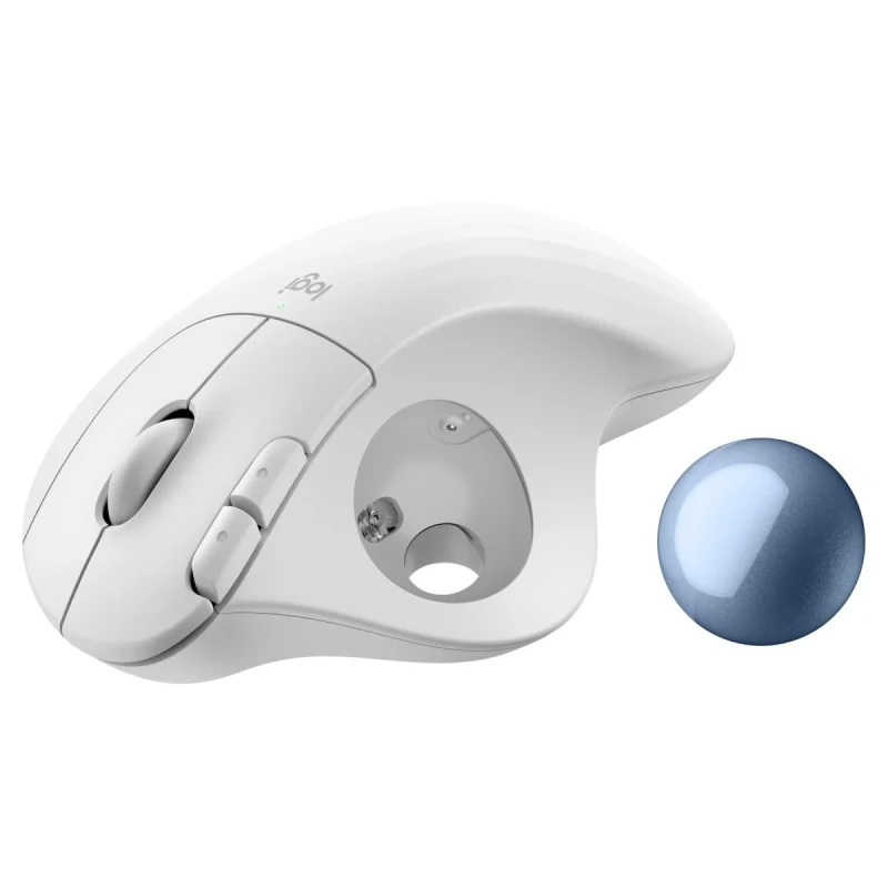 Мишка Logitech Ergo M575S Wireless Trackball Off-white (910-007030)