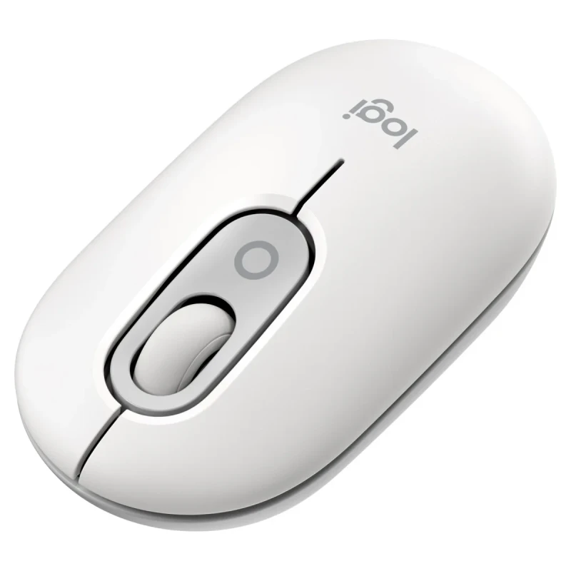 Мишка Logitech POP Mouse With Emoji Bluetooth Off-White (910-007411)