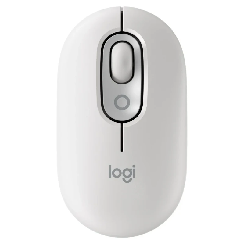 Мишка Logitech POP Mouse With Emoji Bluetooth Off-White (910-007411)