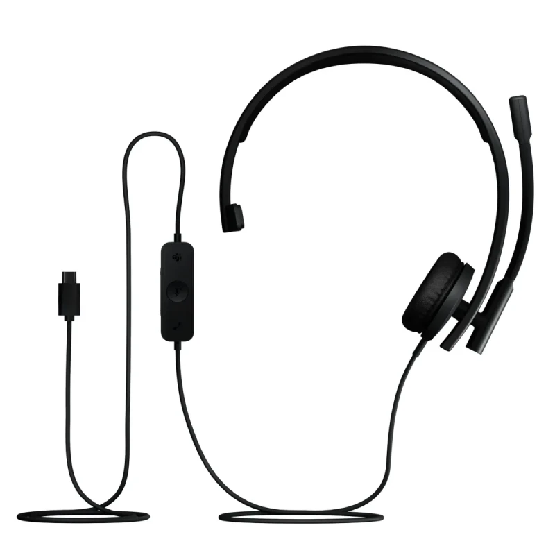 Навушники Logitech H570e Corded Mono USB Teams version Black (981-001427)