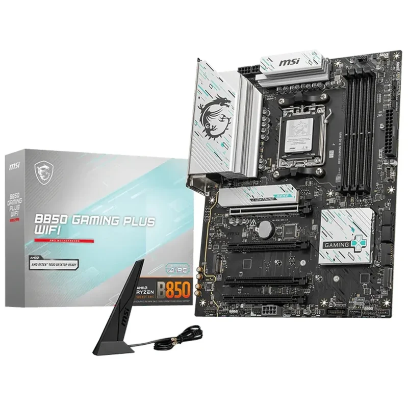 Материнська плата MSI B850 GAMING PLUS WIFI (sAM5, AMD B850, DDR5, ATX)