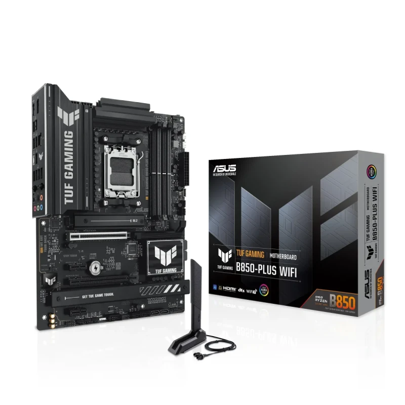 Материнська плата ASUS TUF GAMING B850-PLUS WIFI (sAM5, AMD B850, DDR5, ATX)