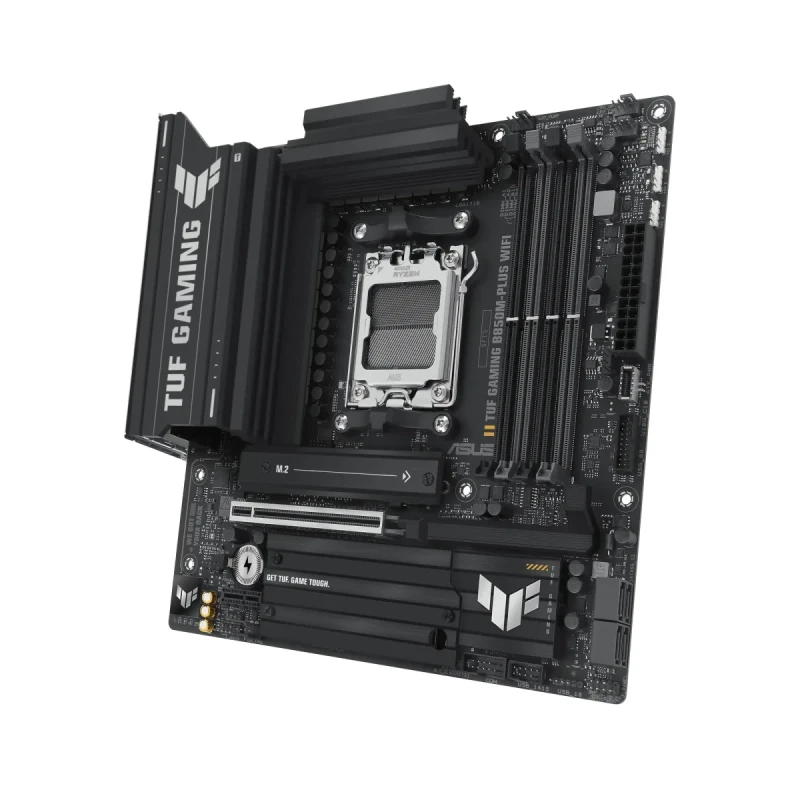 Материнська плата ASUS TUF GAMING B850M-PLUS WIFI (sAM5, AMD B850, DDR5, mATX)