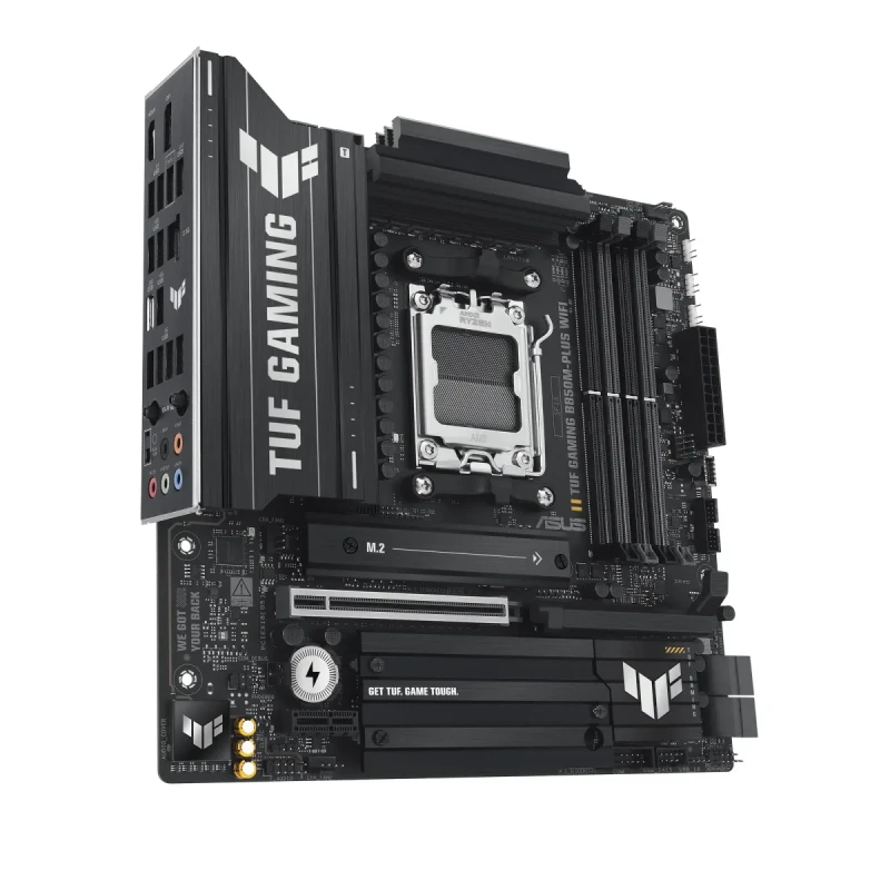Материнська плата ASUS TUF GAMING B850M-PLUS WIFI (sAM5, AMD B850, DDR5, mATX)