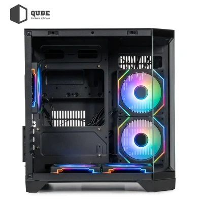 Корпус QUBE CRYSTAL ARGB Black (CRYSTAL_GBNU3) Корпус QUBE CRYSTAL ARGB Black (CRYSTAL_GBNU3)