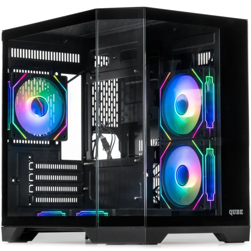 Корпус QUBE CRYSTAL ARGB Black (CRYSTAL_GBNU3)