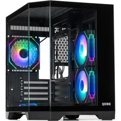 Корпус QUBE CRYSTAL ARGB Black (CRYSTAL_GBNU3)