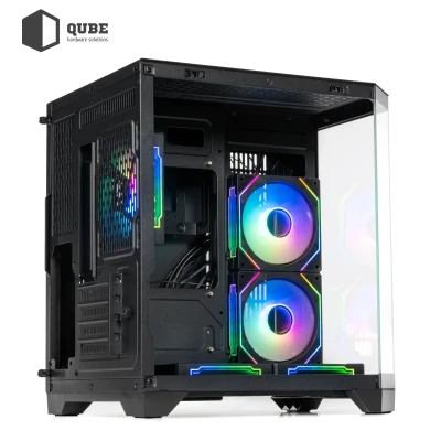 Корпус QUBE CRYSTAL ARGB Black (CRYSTAL_GBNU3) Корпус QUBE CRYSTAL ARGB Black (CRYSTAL_GBNU3)