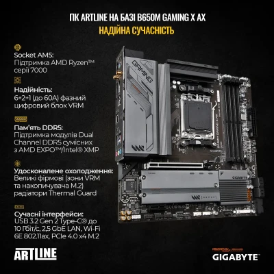 Комп'ютер ARTLINE Gaming X96 Windows 11 Home (X96v101Win)