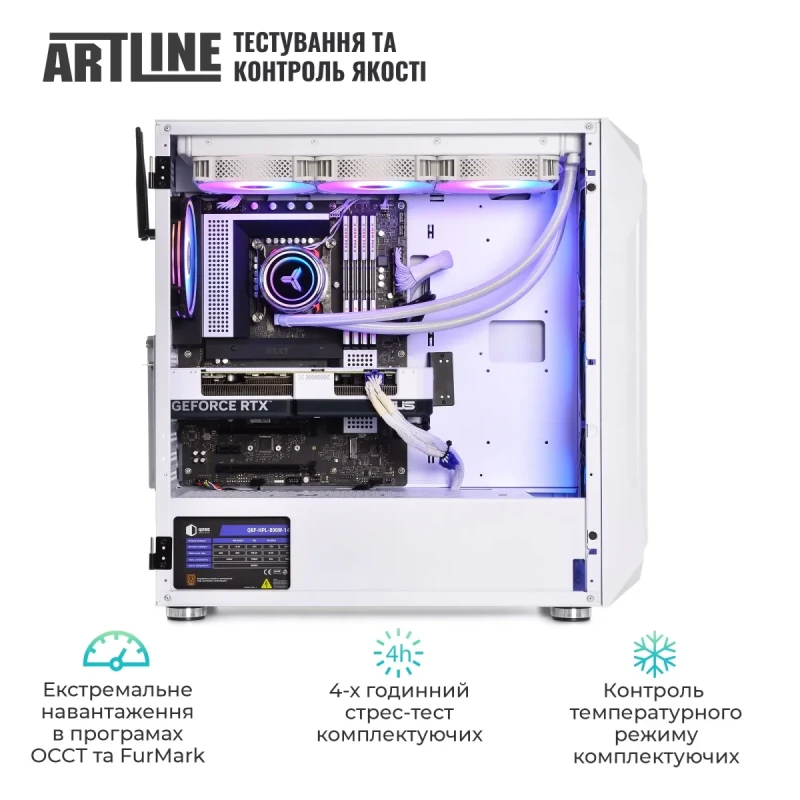 Комп'ютер ARTLINE Gaming X96WHITE Windows 11 Home (X96WHITEv101Win)