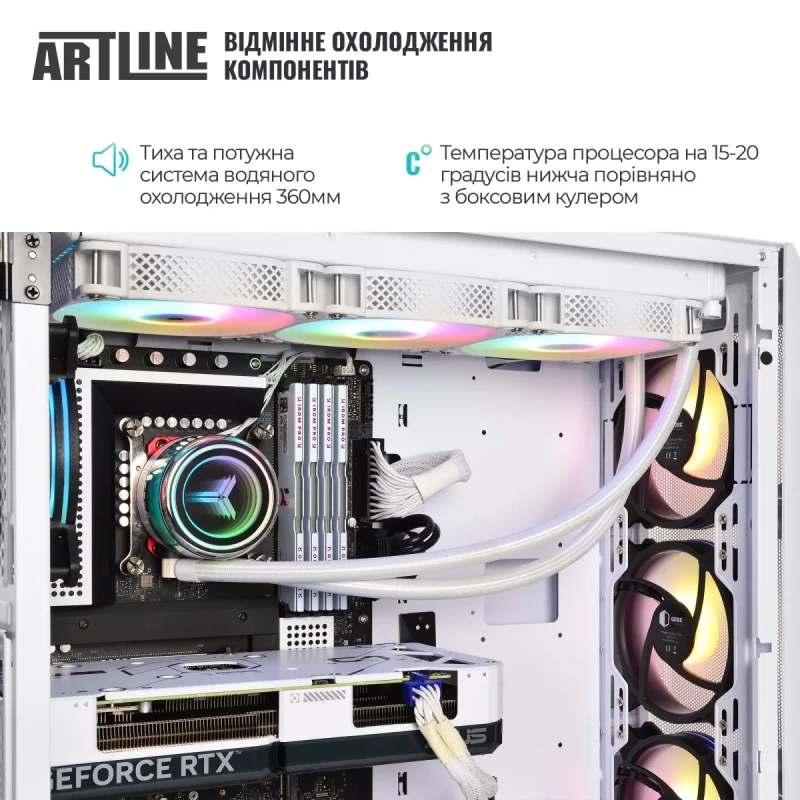 Комп'ютер ARTLINE Gaming X98WHITE Windows 11 Home (X98WHITEv85Win)
