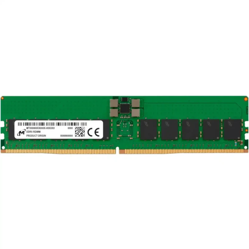 Модуль пам'яті для сервера Micron DDR5-4800 32GB ECC REG RDIMM 1Rx4 CL40 (MTC20F1045S1RC48BR)