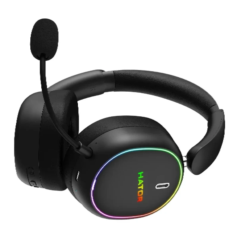 Навушники HATOR Phoenix 2 Hi-Res SyncHUB wireless Black (ESH40)
