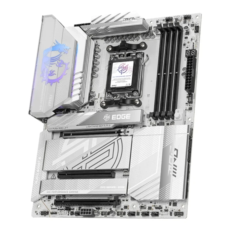 Материнська плата MSI MPG X870E EDGE TI WIFI (sAM5, AMD X870E, DDR5, ATX)