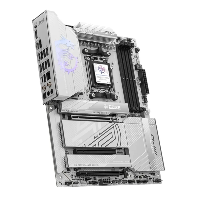 Материнська плата MSI MPG X870E EDGE TI WIFI (sAM5, AMD X870E, DDR5, ATX)