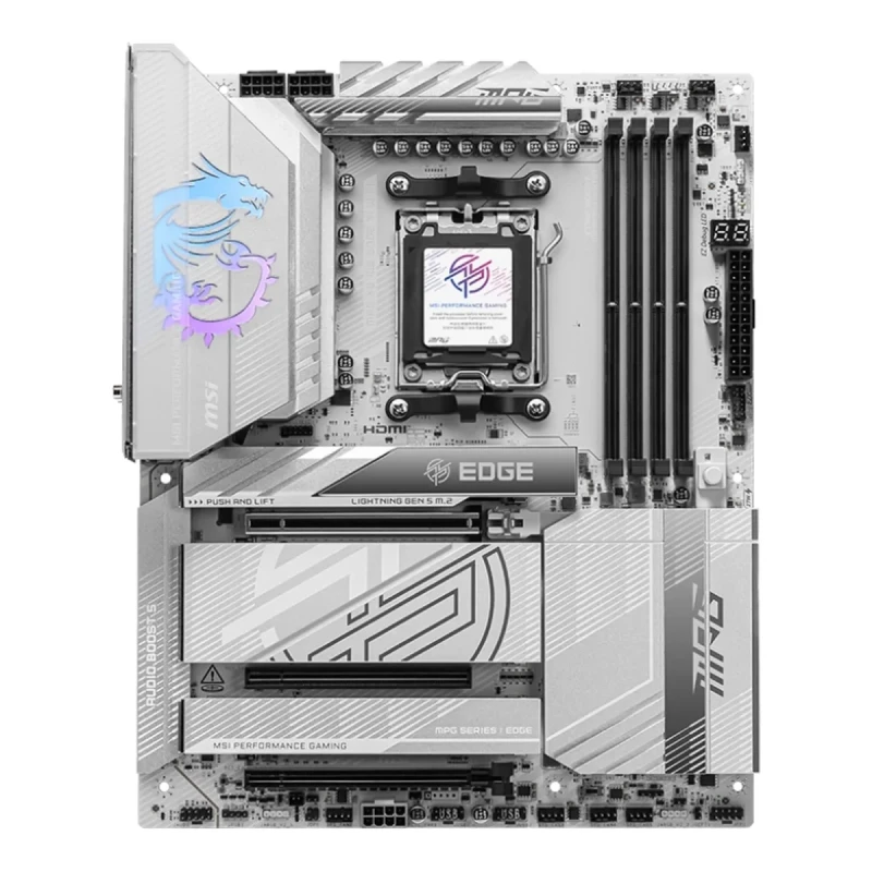 Материнська плата MSI MPG X870E EDGE TI WIFI (sAM5, AMD X870E, DDR5, ATX)
